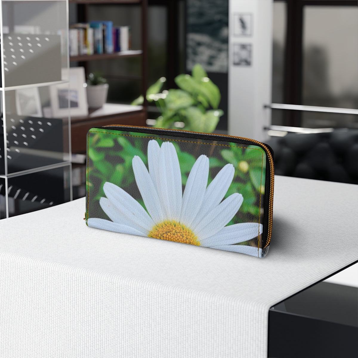 Flower Zipper Wallet