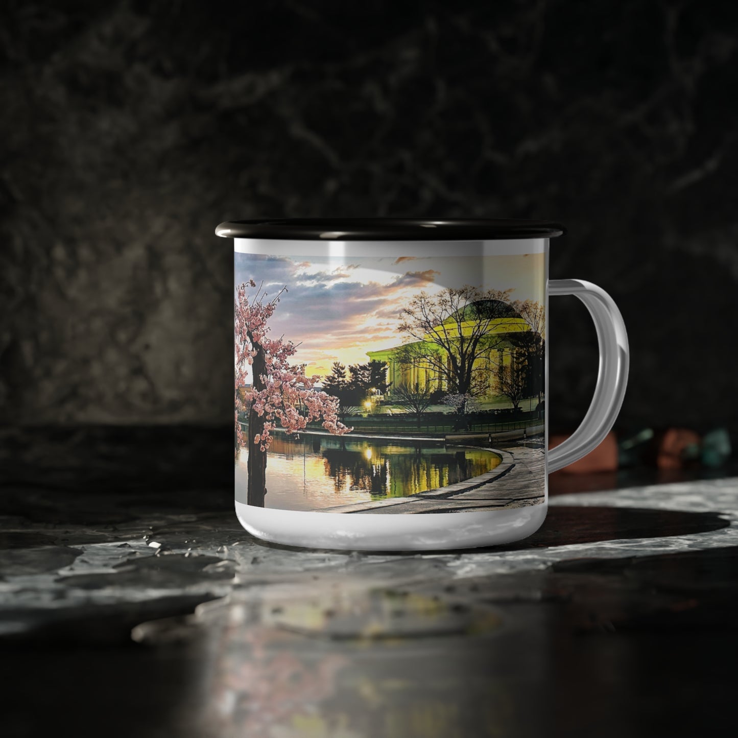 Stumpy Memorial Enamel Camp Cup