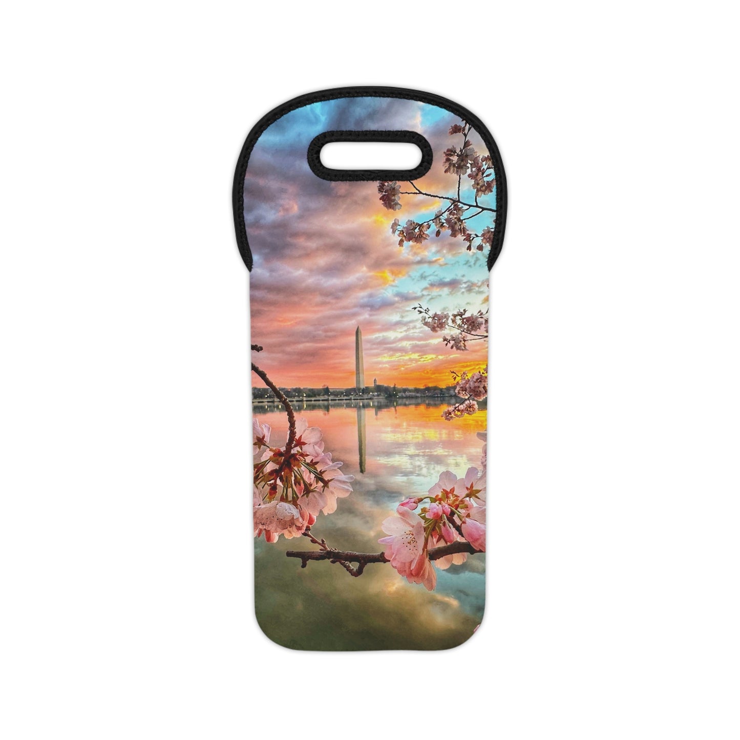 Washington Monument Tree Wine Tote Bag