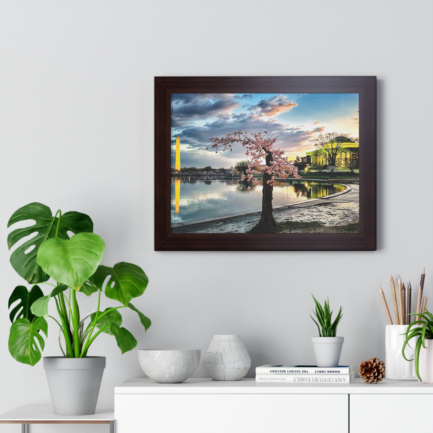 Stumpy Memorial Framed Horizontal Poster