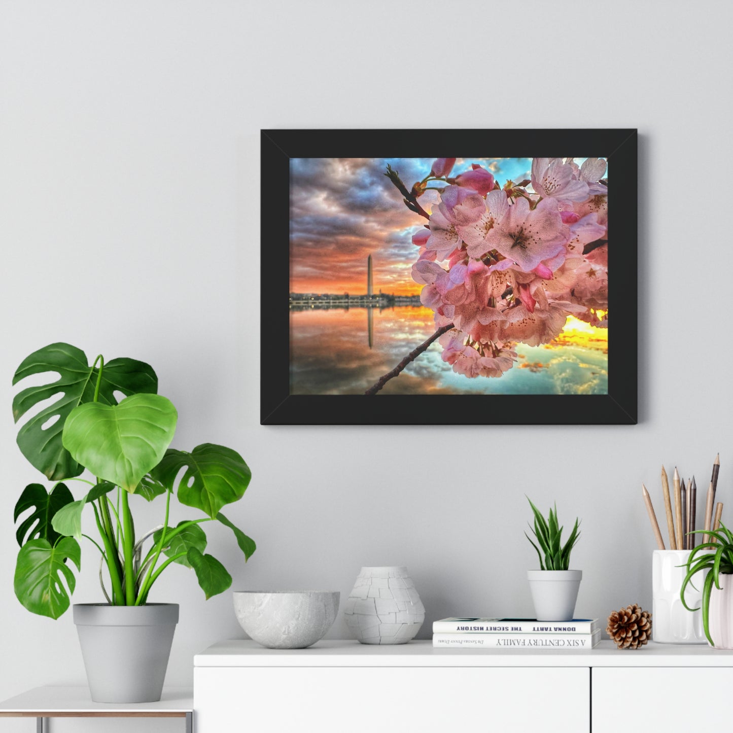Cherry Blossom 2024 Framed Horizontal Poster