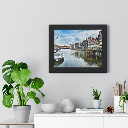 Amsterdam Framed Horizontal Poster