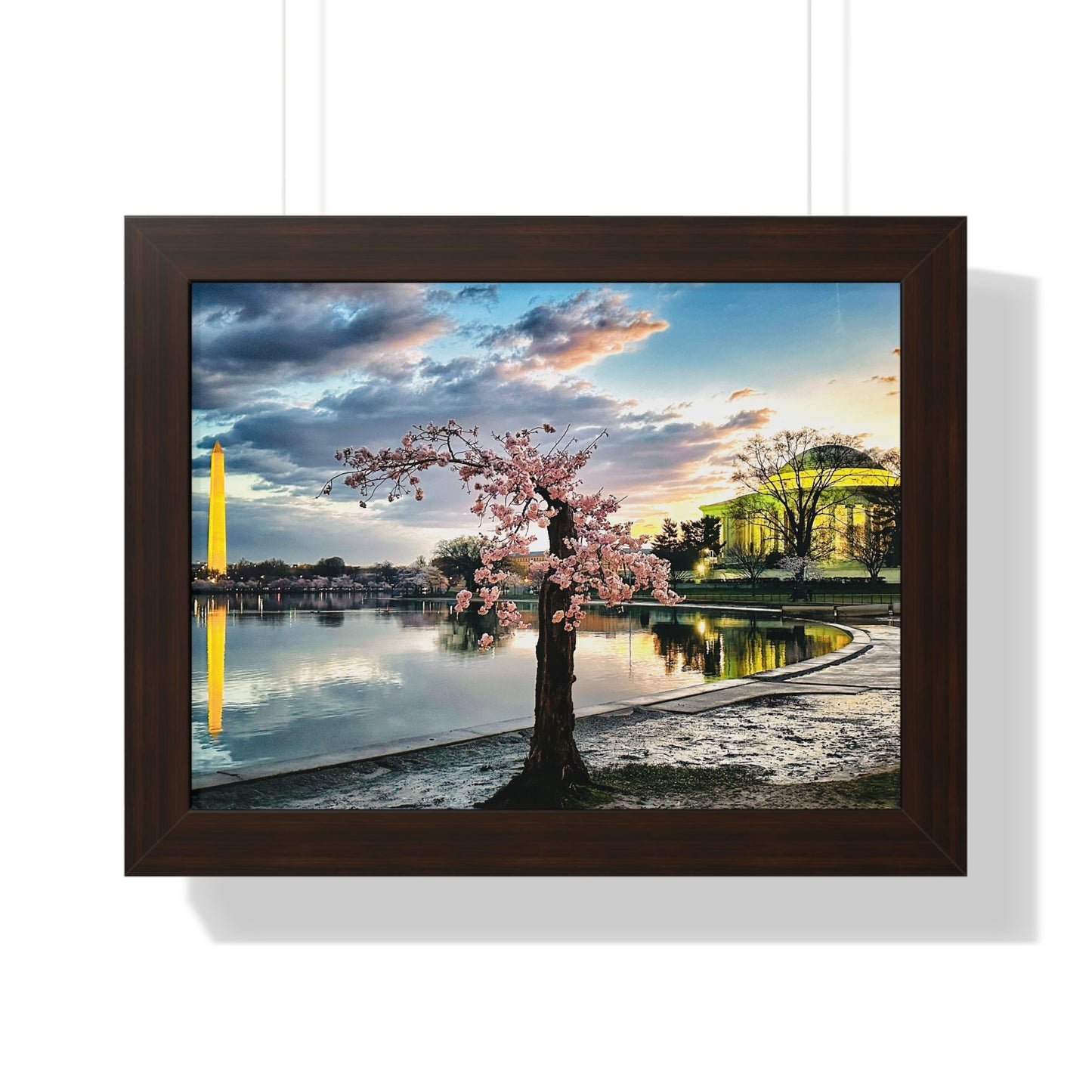 Stumpy Memorial Framed Horizontal Poster