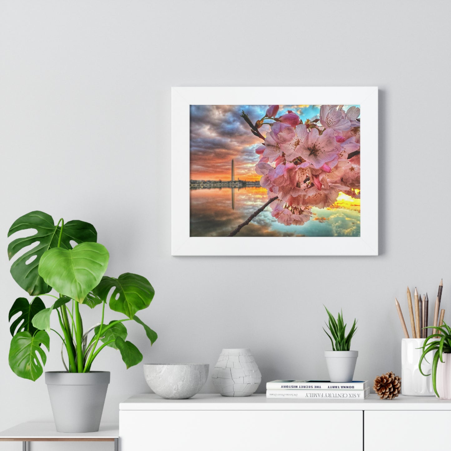Cherry Blossom 2024 Framed Horizontal Poster
