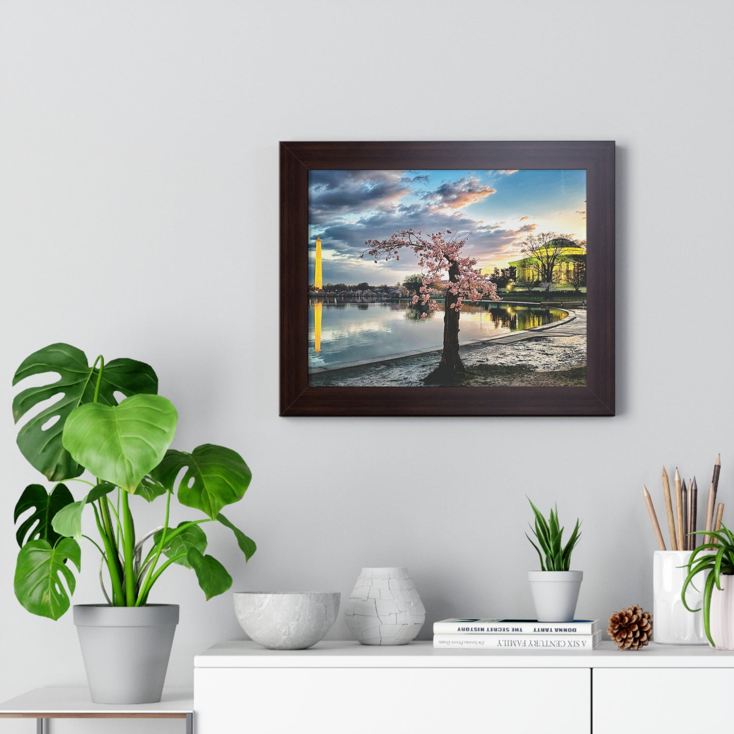 Stumpy Memorial Framed Horizontal Poster