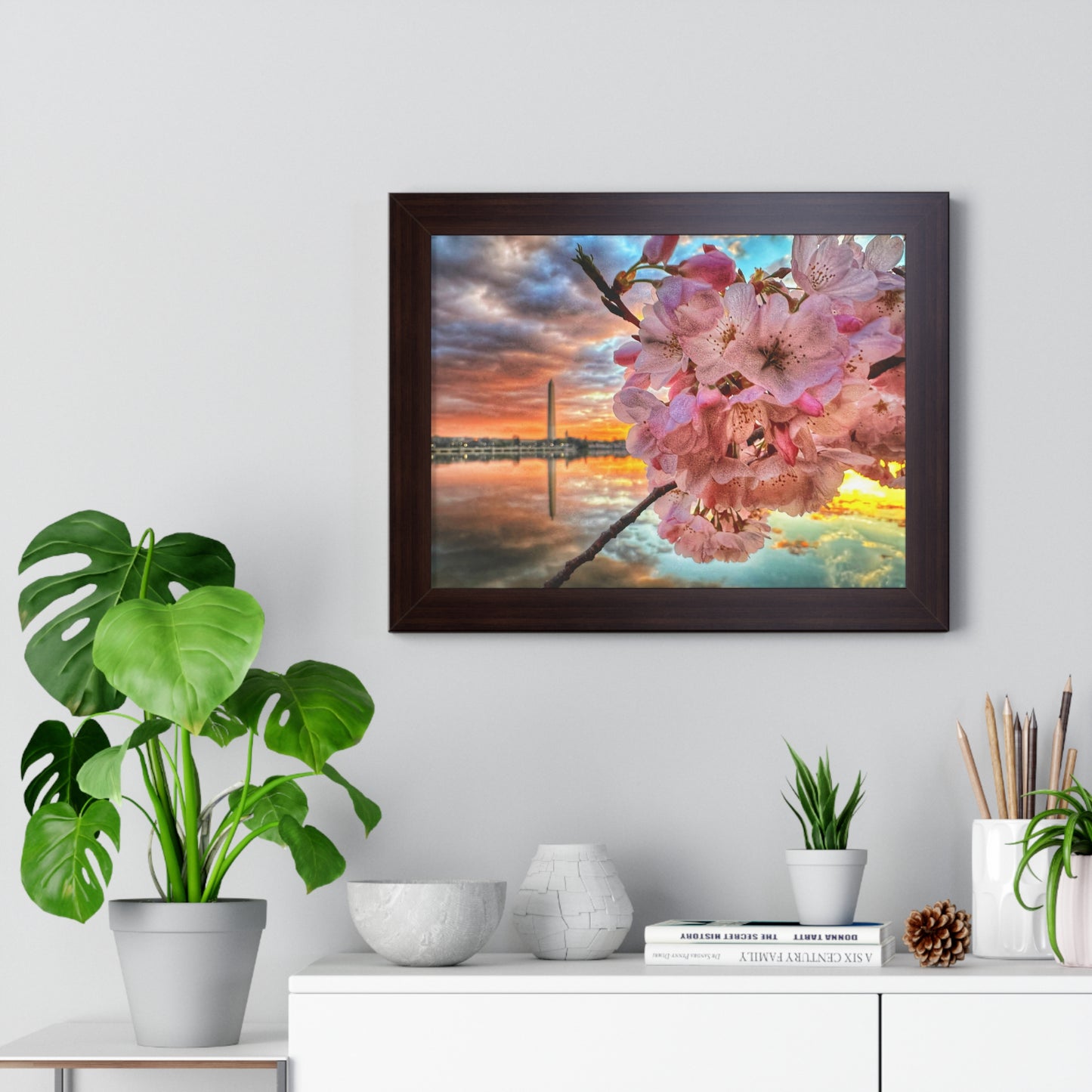 Cherry Blossom 2024 Framed Horizontal Poster