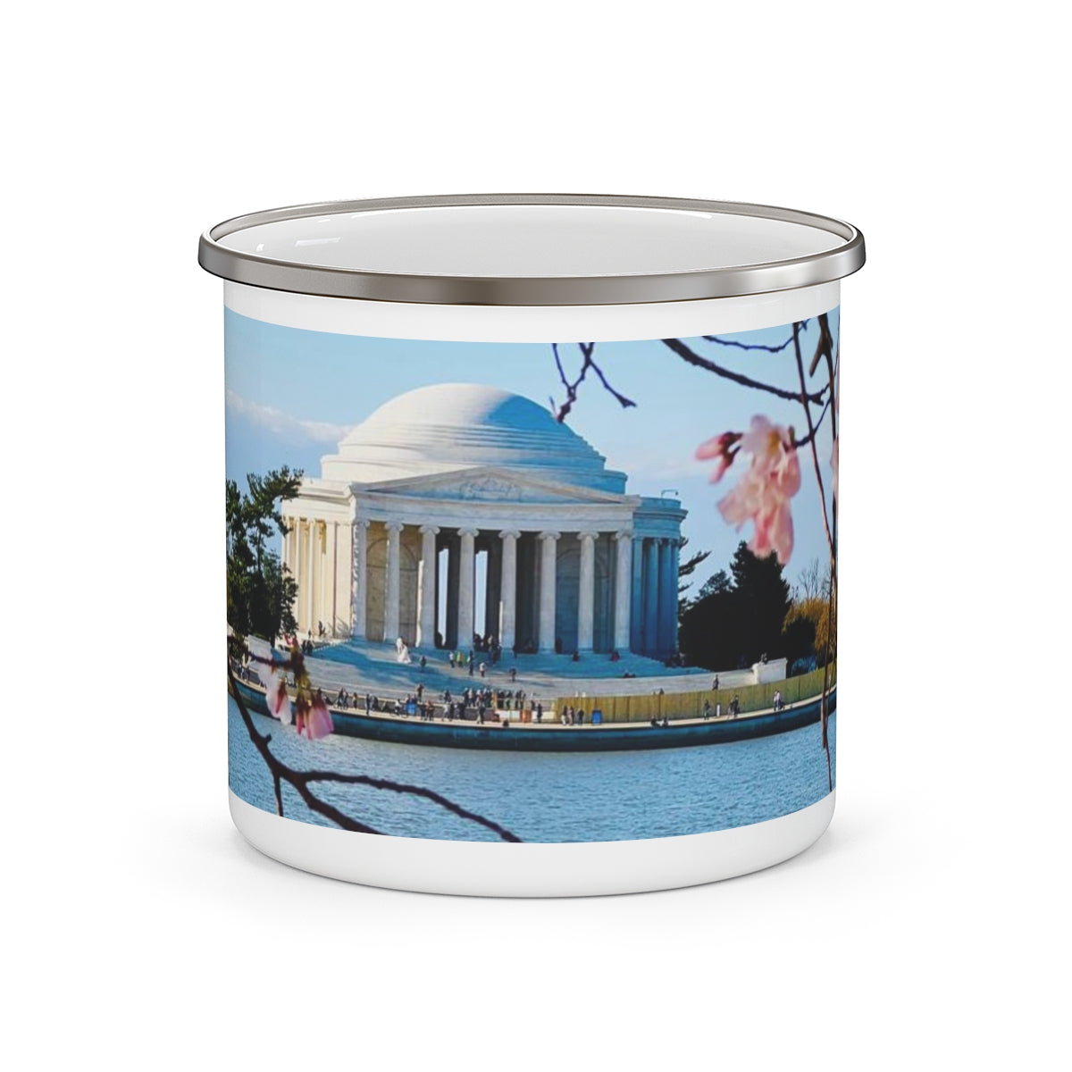 Jefferson Blossoms Enamel Camping Mug
