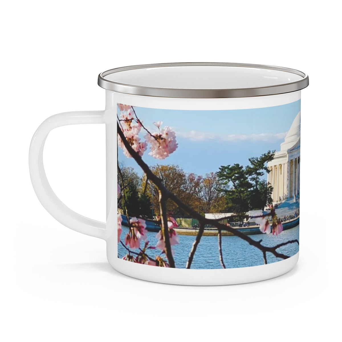 Jefferson Blossoms Enamel Camping Mug