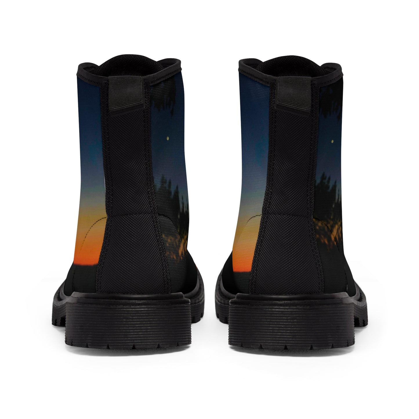 Night Sky Women's Canvas Boots