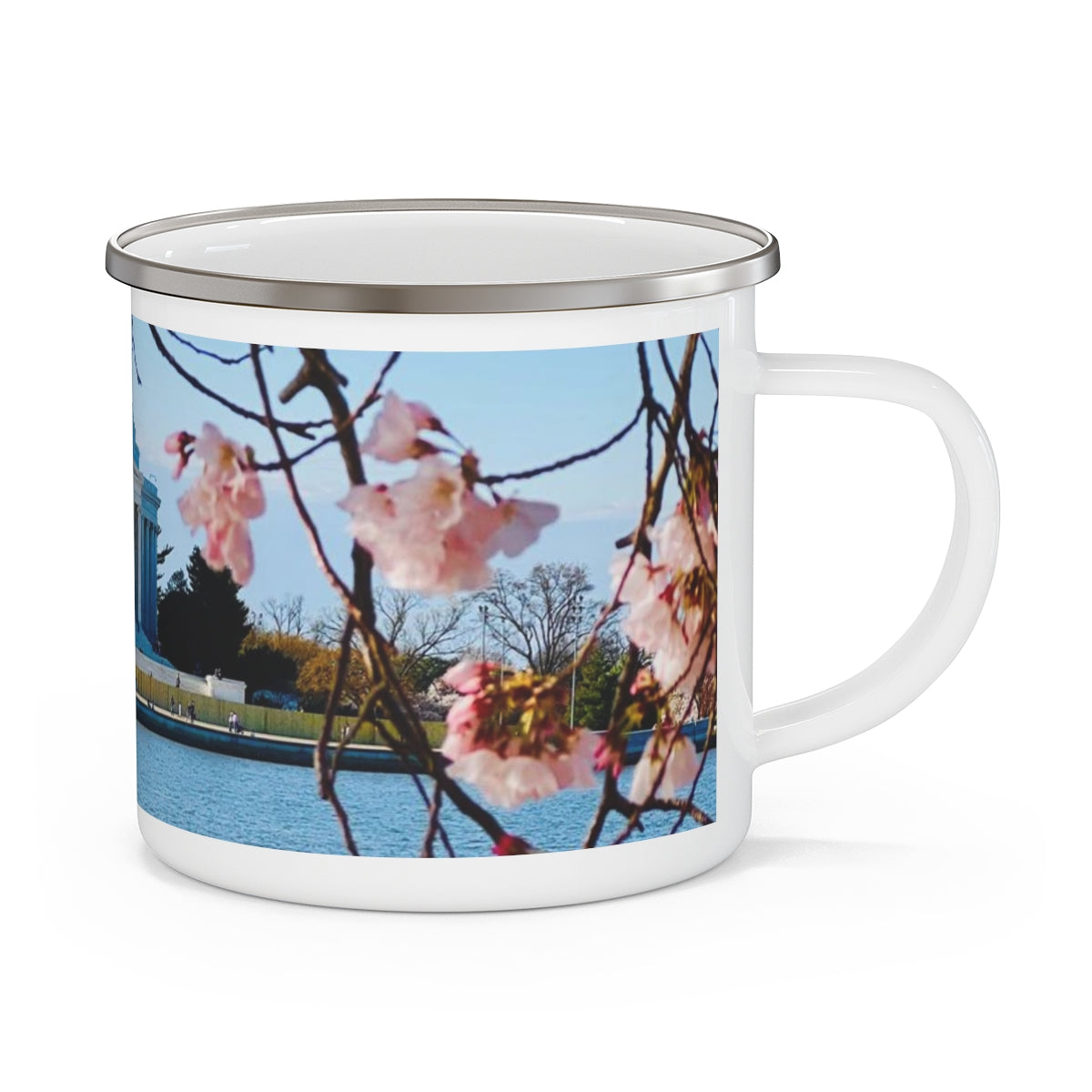 Jefferson Blossoms Enamel Camping Mug
