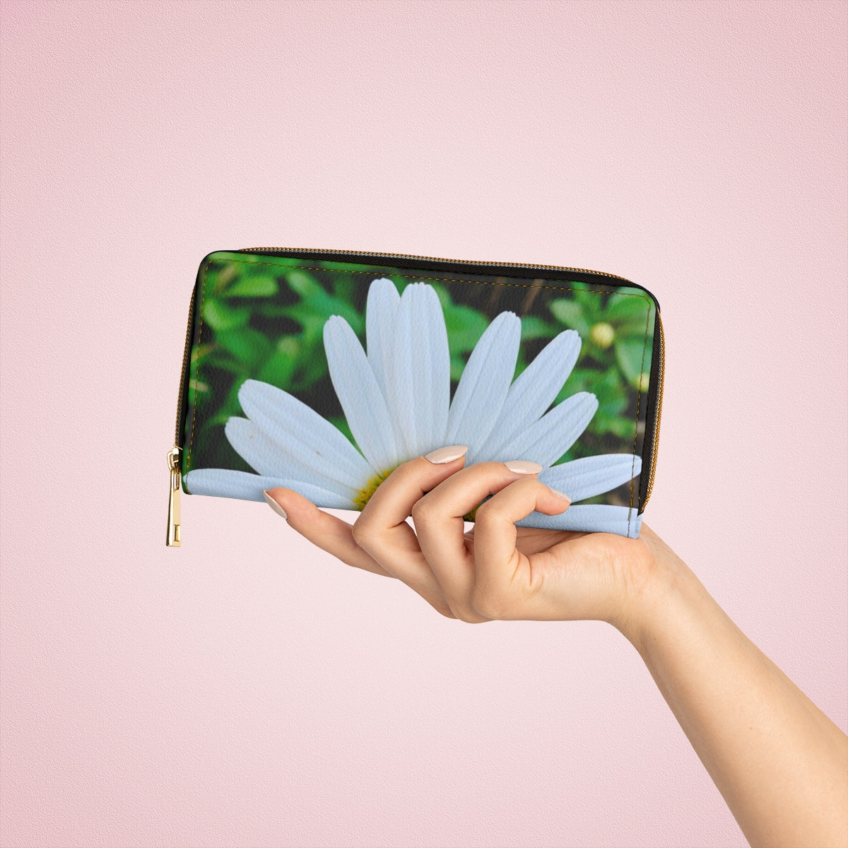 Flower Zipper Wallet