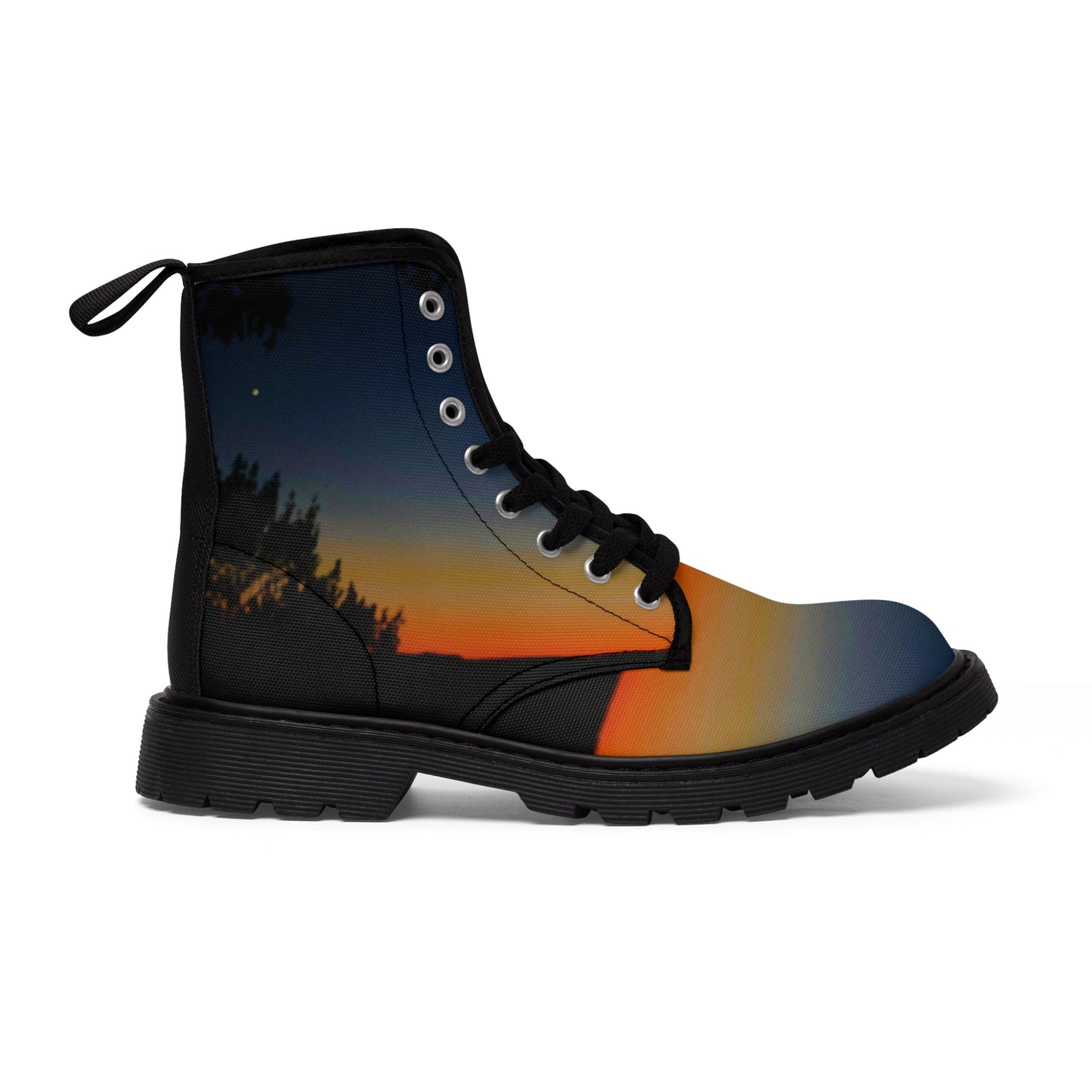 Night Sky Women's Canvas Boots